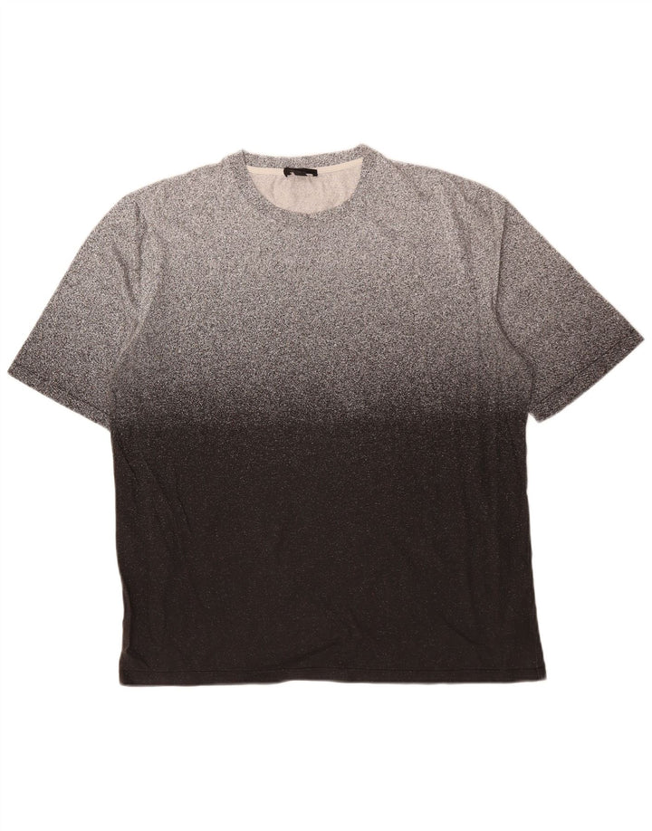 Cos T-Shirt Homme Haut Large Gris Moucheté Coton