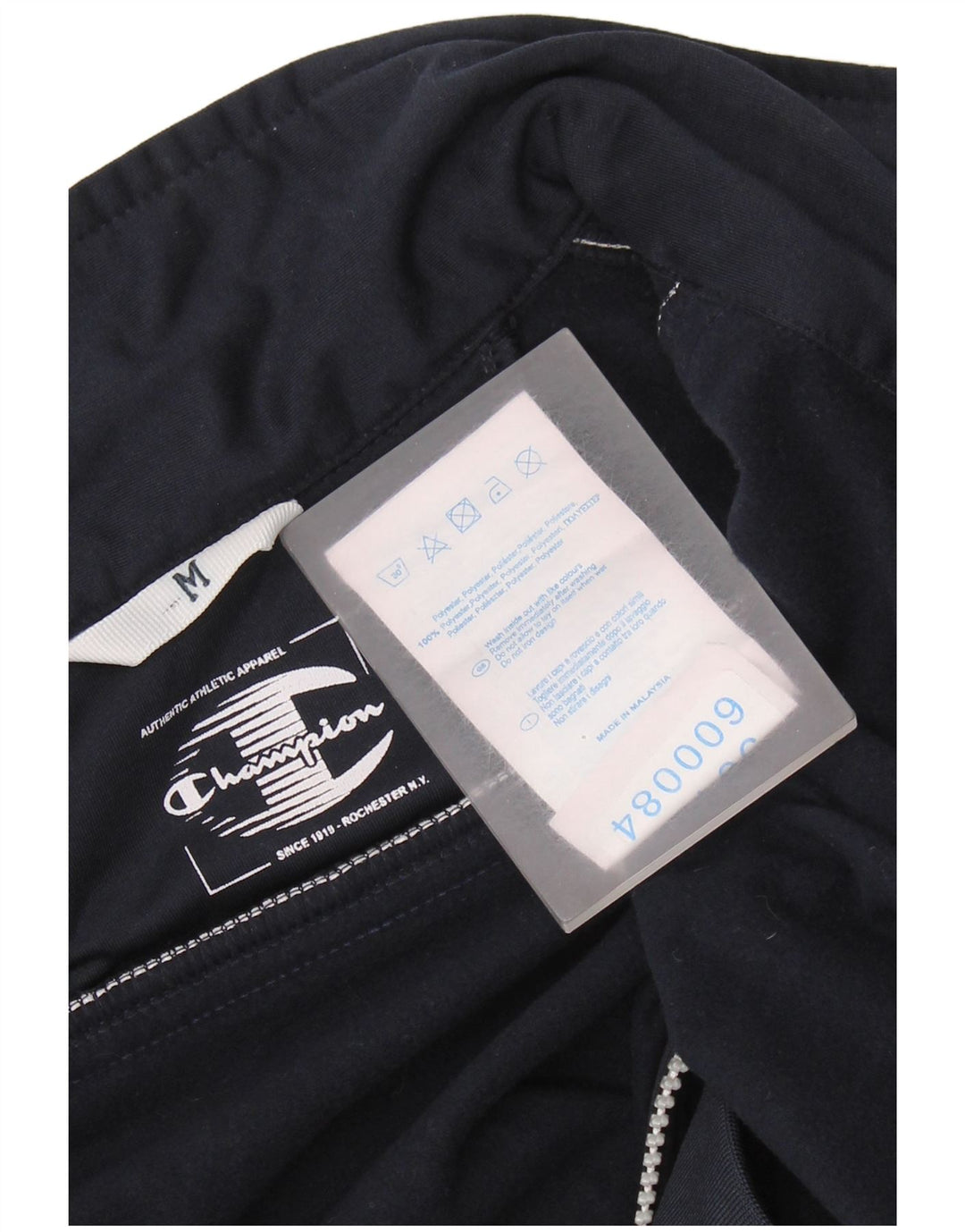 CHAMPION Veste de Survêtement Homme Bleu Marine Moyen Polyester