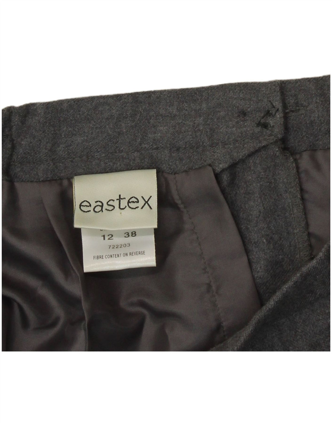 Eastex Jupe crayon pour femme UK 12 Medium W30 Laine grise