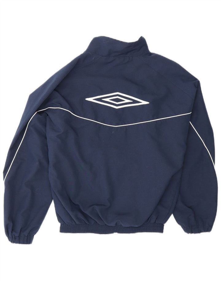 UMBRO Veste de Survêtement Graphique Garçon 10-11 ans Bleu Marine Moyen