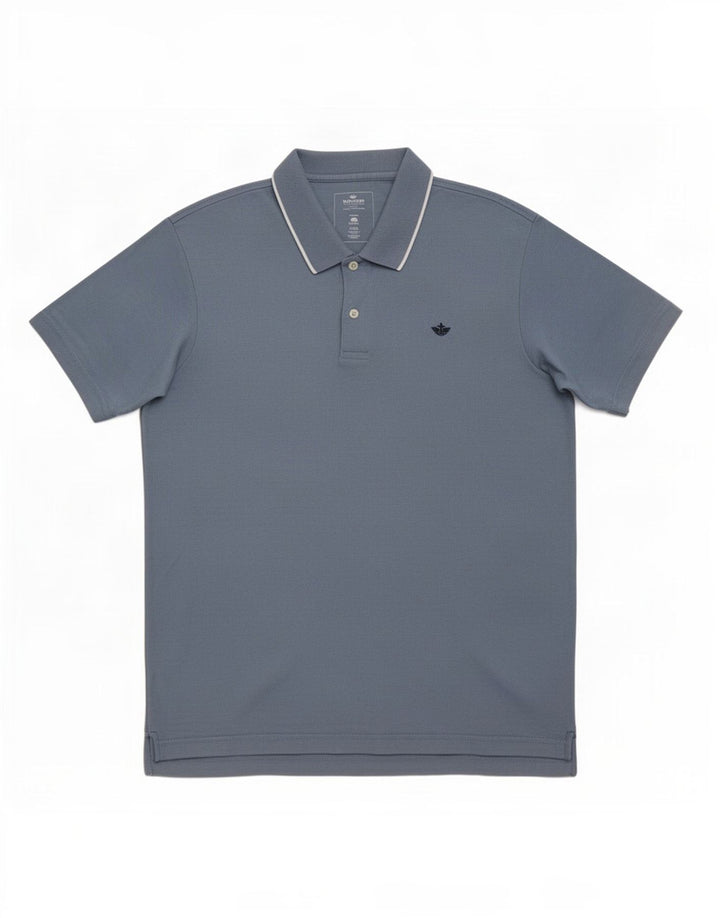 Dockers Polo Homme Bleu Moyen Coton