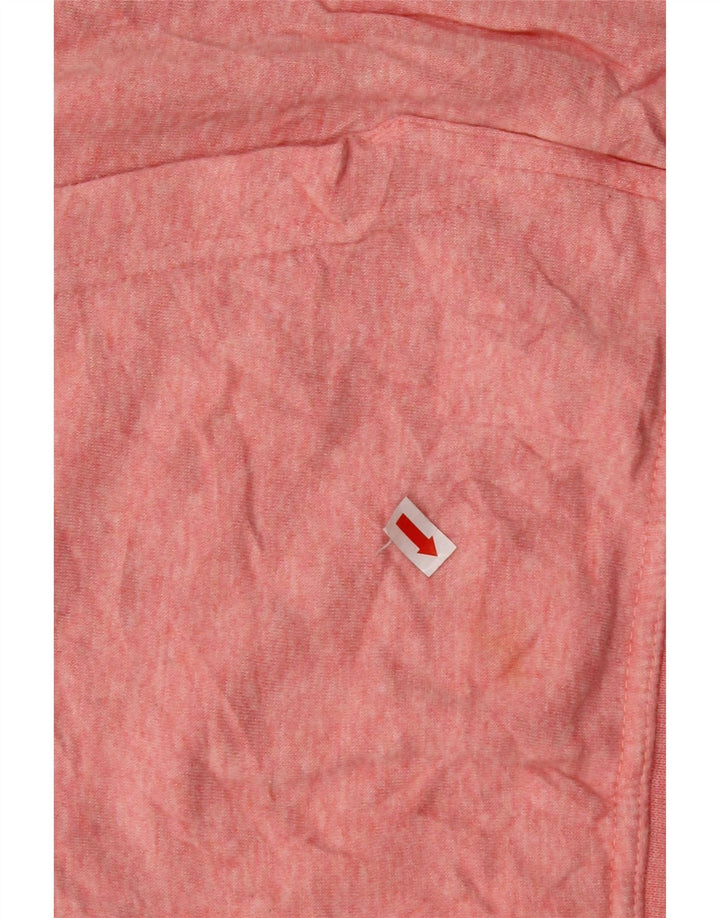 NIKE Womens Sweatshirt Jumper UK 14 Medium Pink Cotton