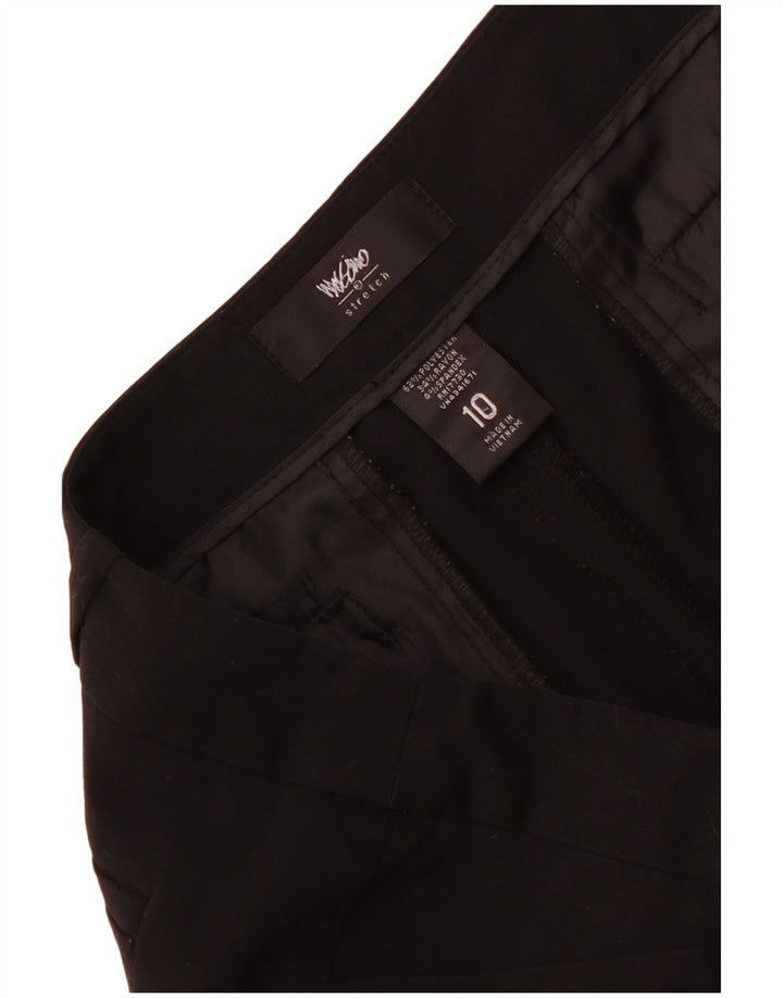 Mossimo Pantalon décontracté bootcut pour femme US 10 Large W34 L32 Noir Polyester