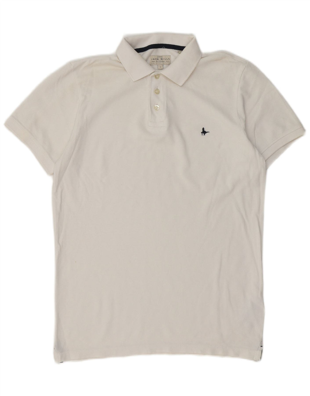 Jack Wills Polo Homme Petit Blanc Coton