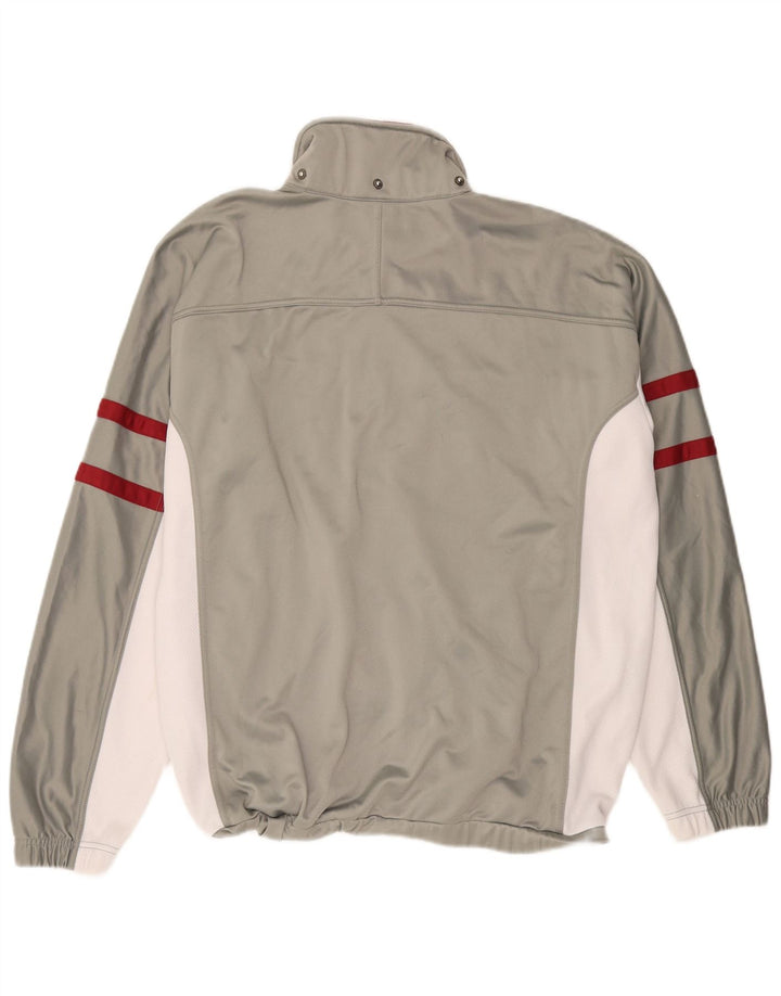 ASICS Veste de survêtement pour homme XL Gris Colorblock Polyester