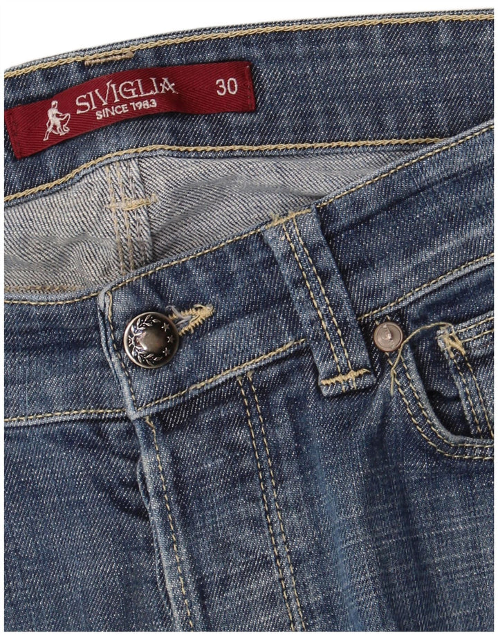 SIVIGLIA Jean Slim Femme W30 L32 Bleu Coton