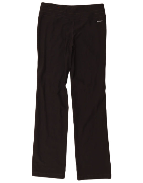 Pantalon de survêtement Nike Dri Fit pour femme UK 10 Small Noir Polyester