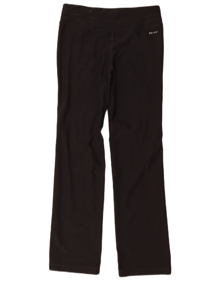 Pantalon de survêtement Nike Dri Fit pour femme UK 10 Small Noir Polyester