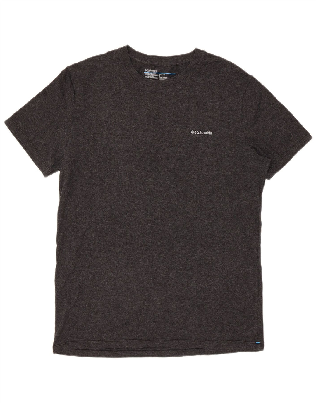 Columbia T-Shirt Regular Manches Courtes Homme Gris Moyen Coton Chiné