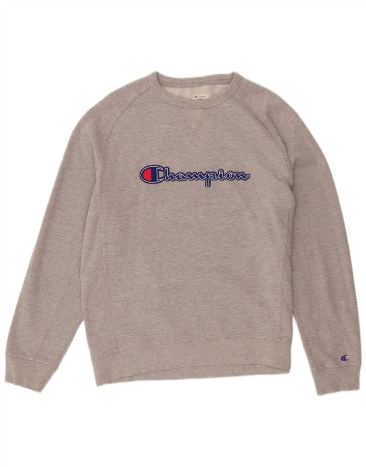Champion Sweat-Shirt Graphique Homme XL Gris Coton