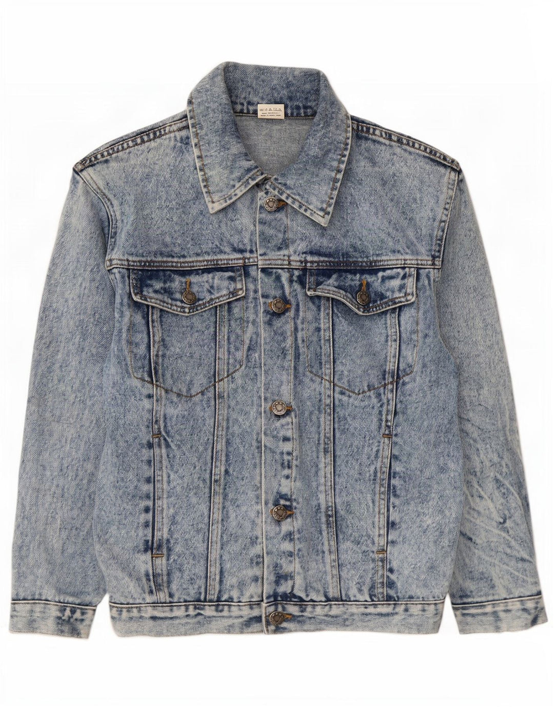 veste en jean vintage garçons 11-12 ans coton bleu