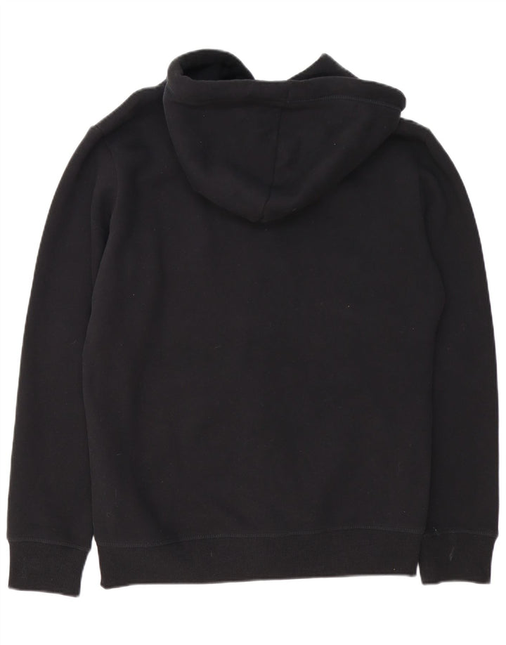 Superdry Pull à capuche zippé pour homme Grand coton noir