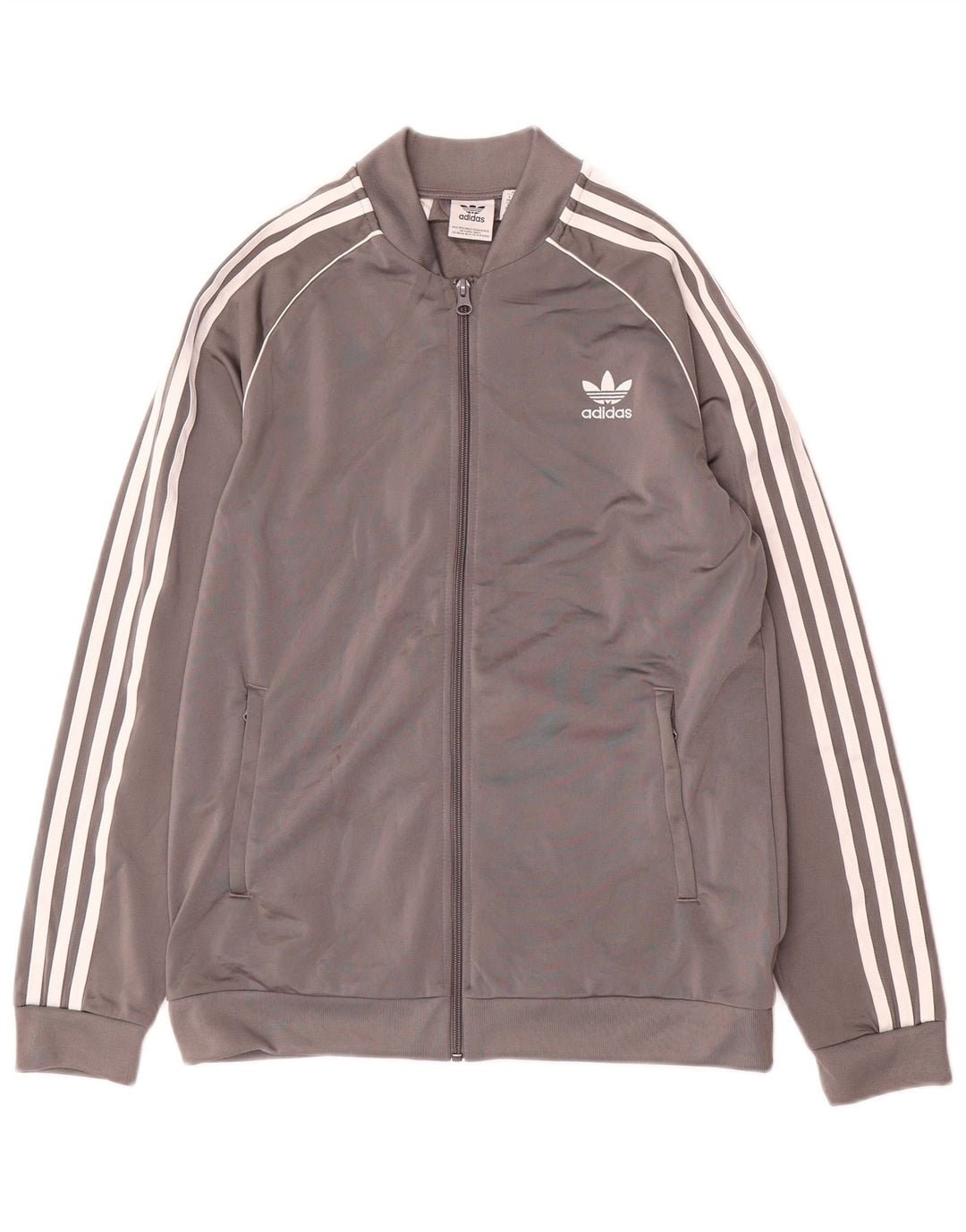 Veste de survêtement Adidas Garçon 15-16 ans Gris Polyester