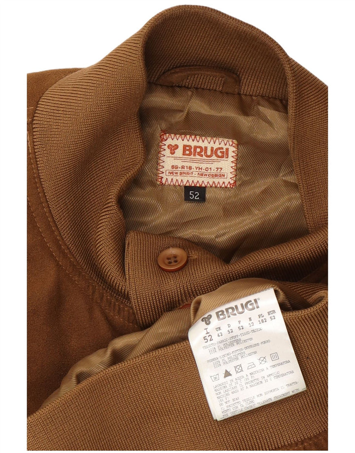 Brugi Veste Bomber Homme IT 52 XL Beige Polyester