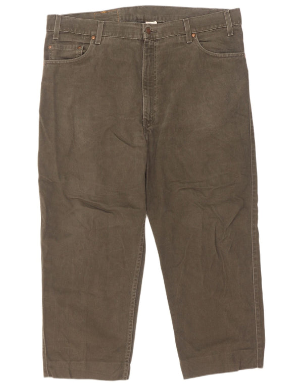 Levi's Jean Court Coupe Relax W40 L25 Homme Kaki Coton