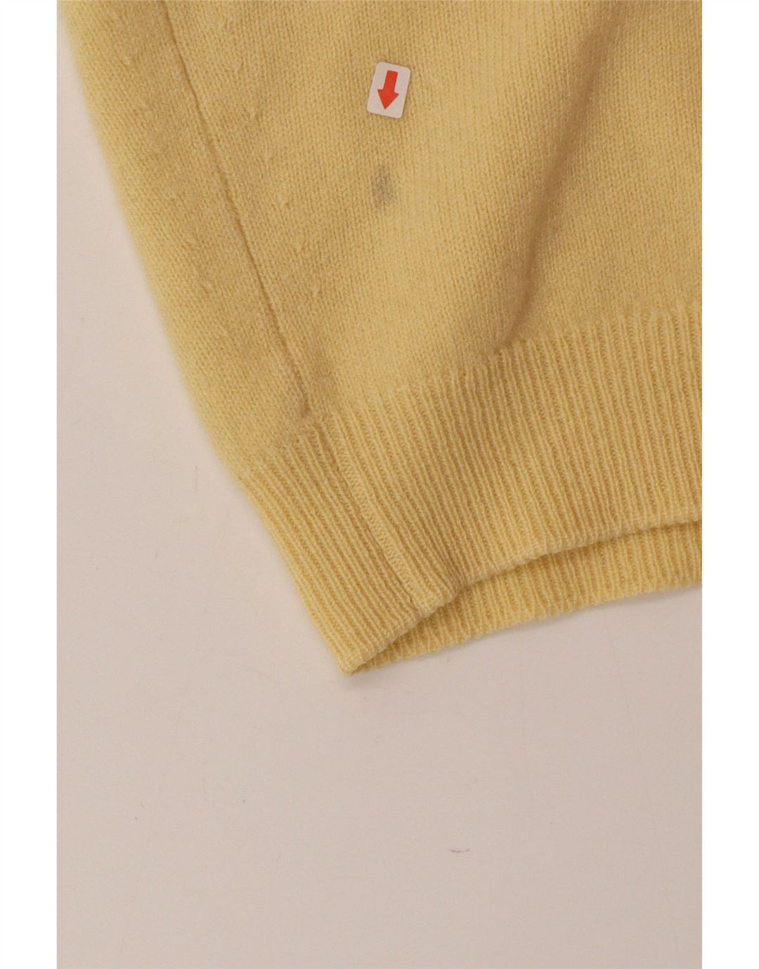 Peter Scott Débardeur pour homme UK 42 Grande laine jaune