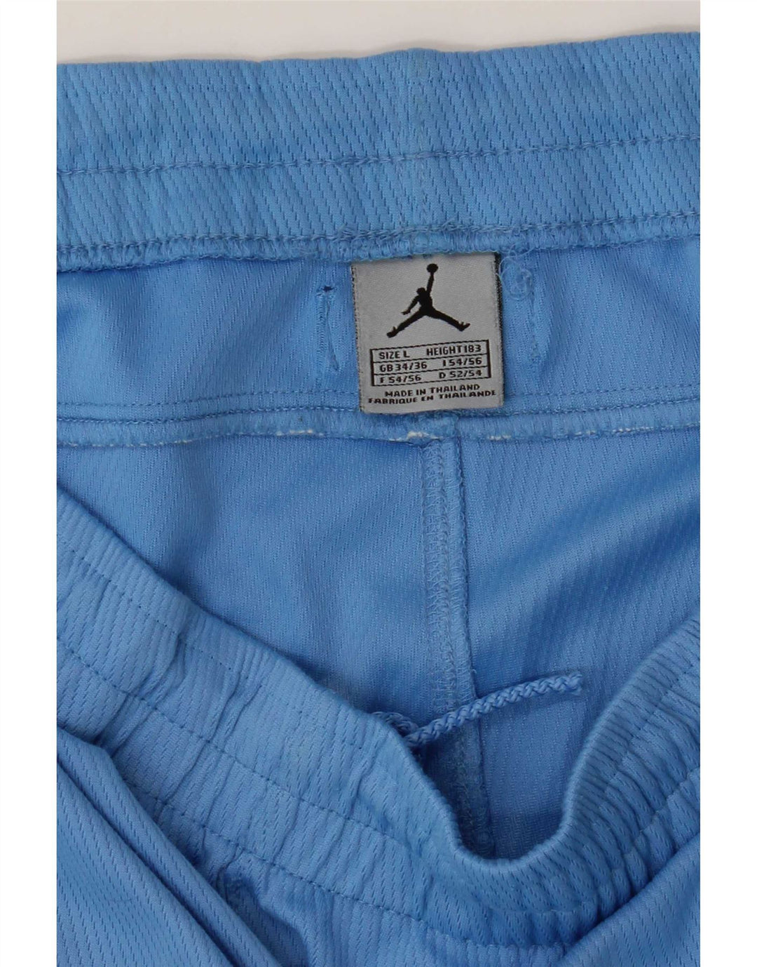 Jordan Short de sport pour homme Large Bleu Colorblock