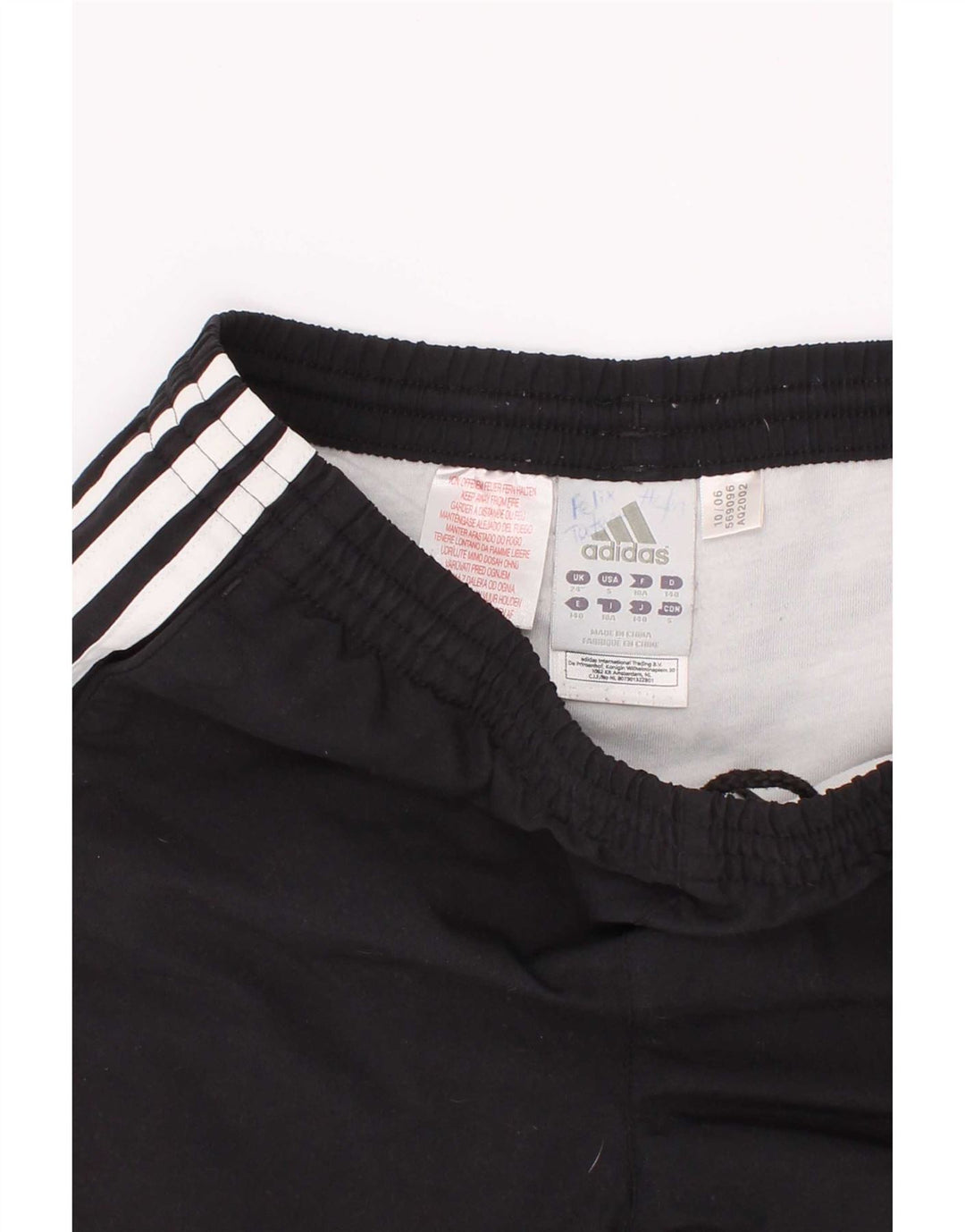 Adidas Short de Sport Garçon 9-10 Ans Noir Polyester
