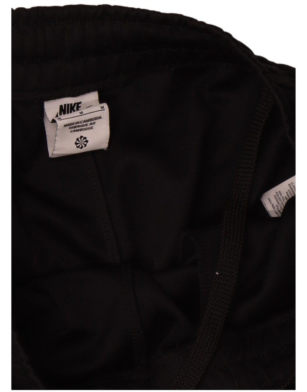 Nike Pantalon de survêtement cargo graphique pour homme en coton noir moyen