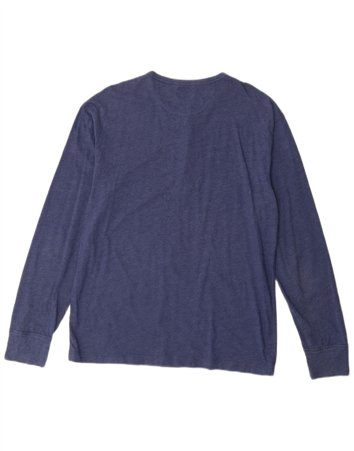 J. Crew Haut Homme Manches Longues Grand Coton Bleu Marine