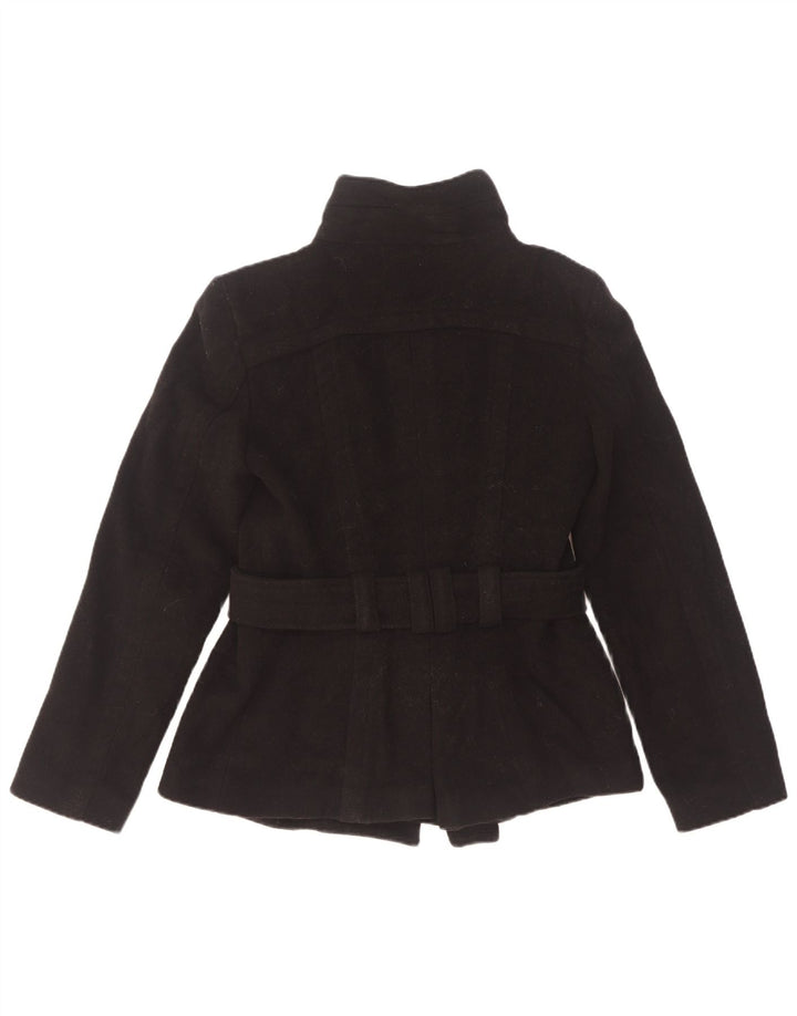 Zara Femme Caban UK 6 XS Laine Noire