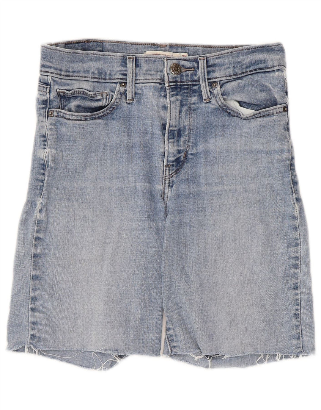 Levi's Short en Jean Femme W28 Bleu Moyen Coton