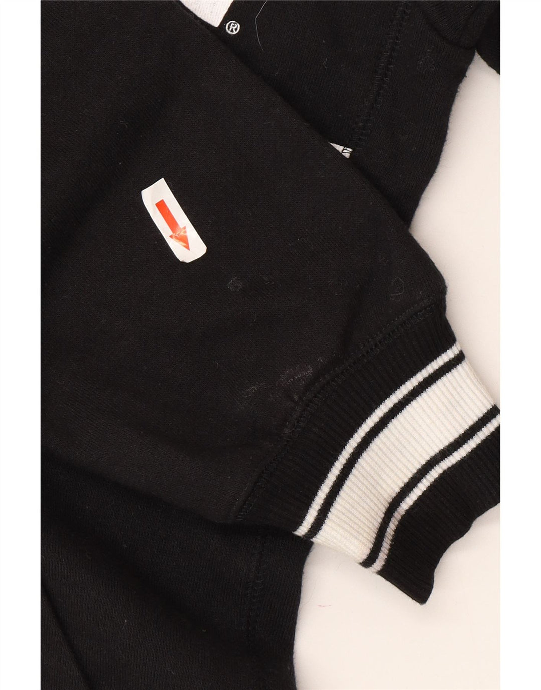 Starter Pull à capuche zippé graphique pour homme Petit coton noir