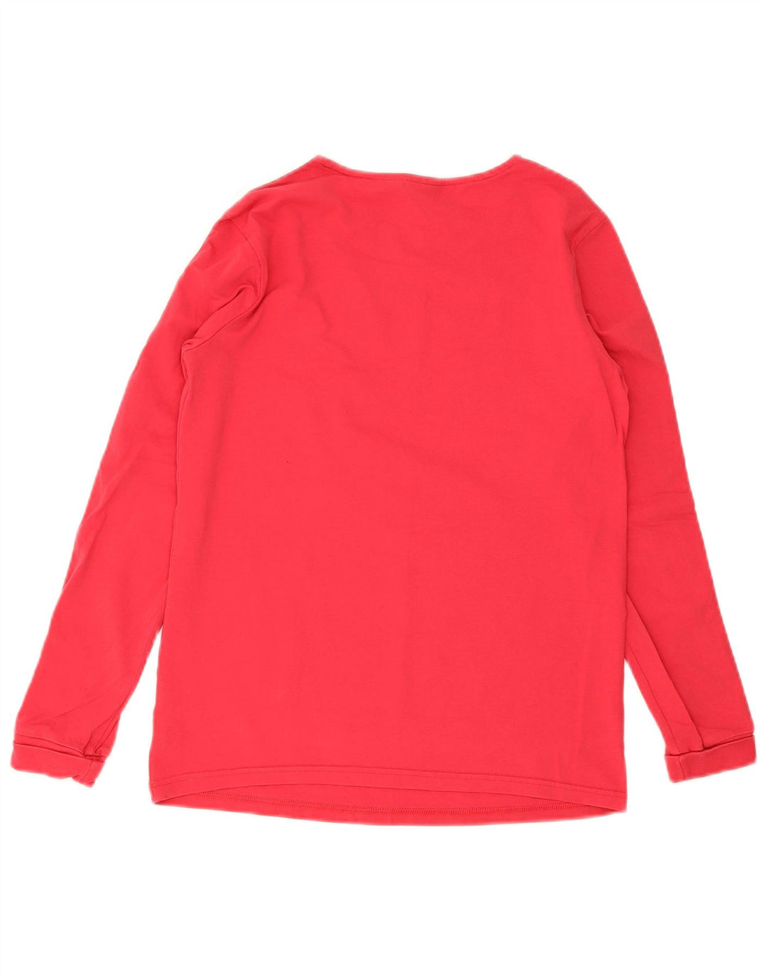 Adidas Haut à manches longues pour femme UK 10 Small Rouge Colourblock