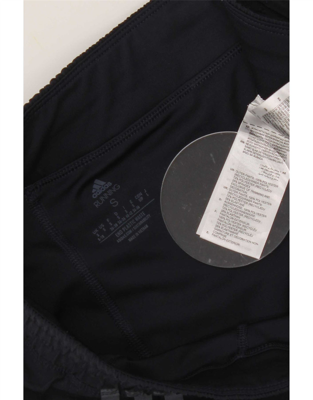 Adidas Femmes Aeroready Skort UK 8/10 Petit Bleu Marine Polyester
