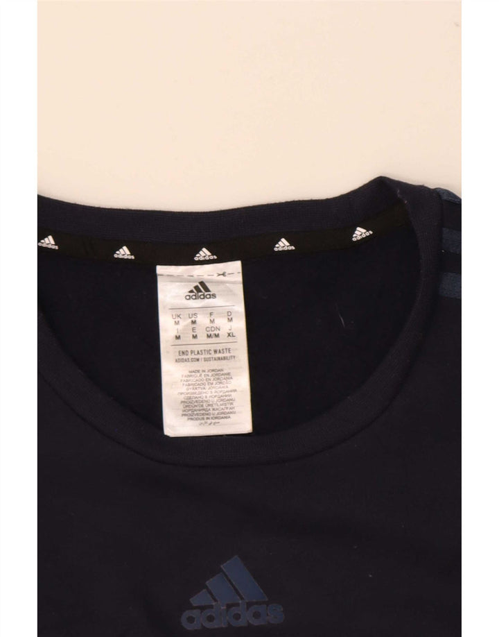 Adidas Sweat-shirt Homme Bleu Marine Moyen Polyester