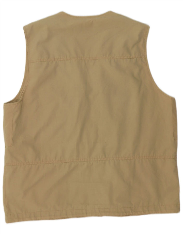 Brugi Gilet utilitaire pour homme UK 40 Large Kaki Polyester