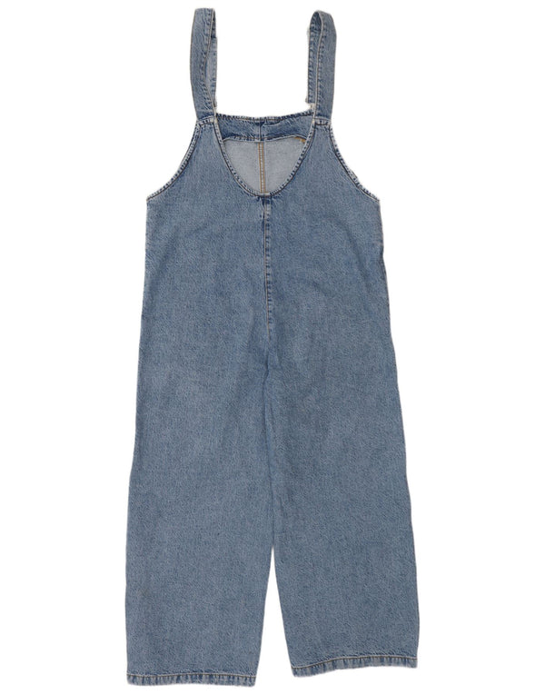Zara Femme Salopette Loose Jeans Large W40 L25 Bleu Coton