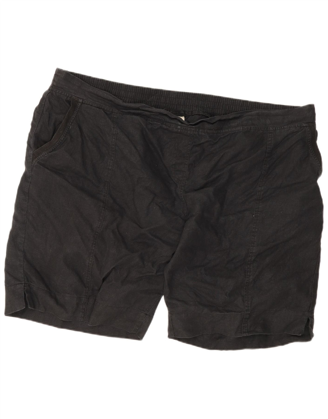 Marks & Spencer Short Chino Homme W52 5XL Lin Noir