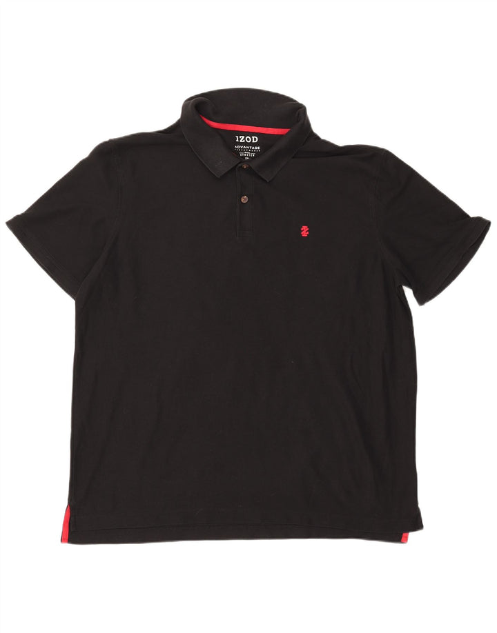 IZOD Polo Homme 2XL Noir Coton