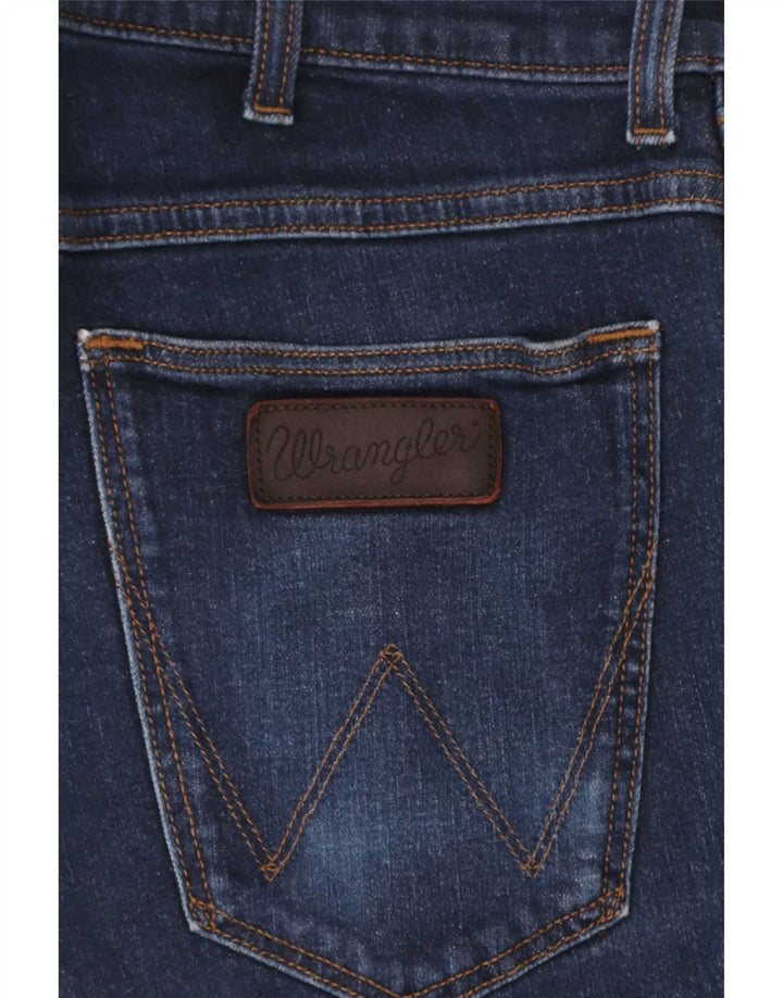 Wrangler Jean Slim Homme W31 L32 Bleu Marine Coton