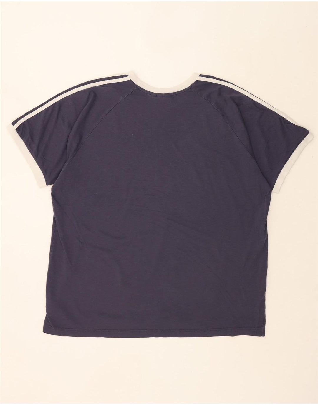 ADIDAS T-Shirt Homme Top 2XL Bleu Marine Coton
