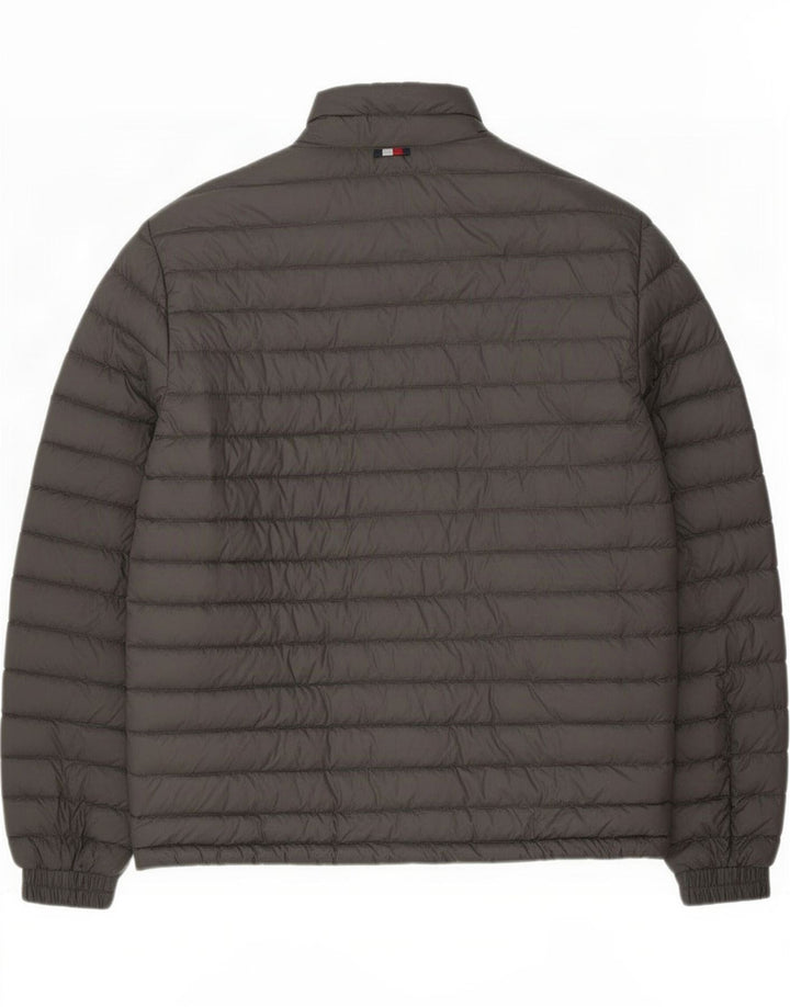 Tommy Hilfiger Veste matelassée pour homme UK 38 Gris moyen Polyester