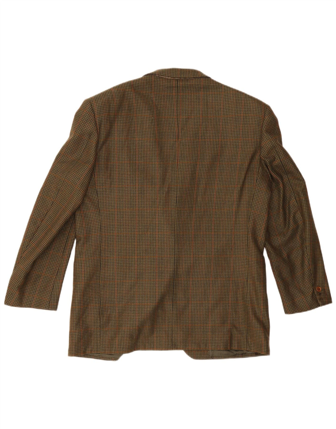 Galtrucco Veste blazer coupe régulière pour homme IT 50 grand pied-de-poule kaki