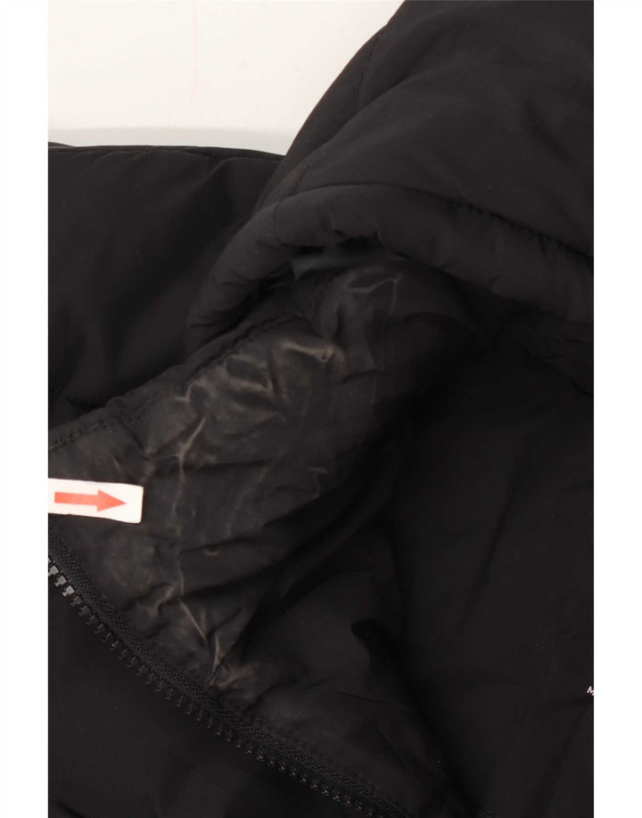 Marks & Spencer Veste matelassée à capuche pour femme UK 22 3XL Noir Polyester