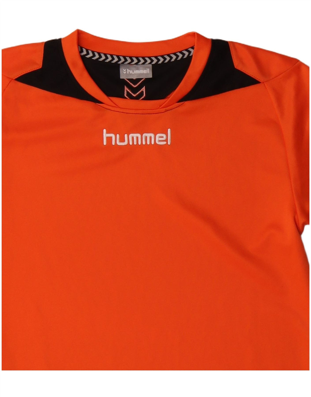 HUMMEL T-Shirt Graphique Homme Petit Orange Colorblock Polyester