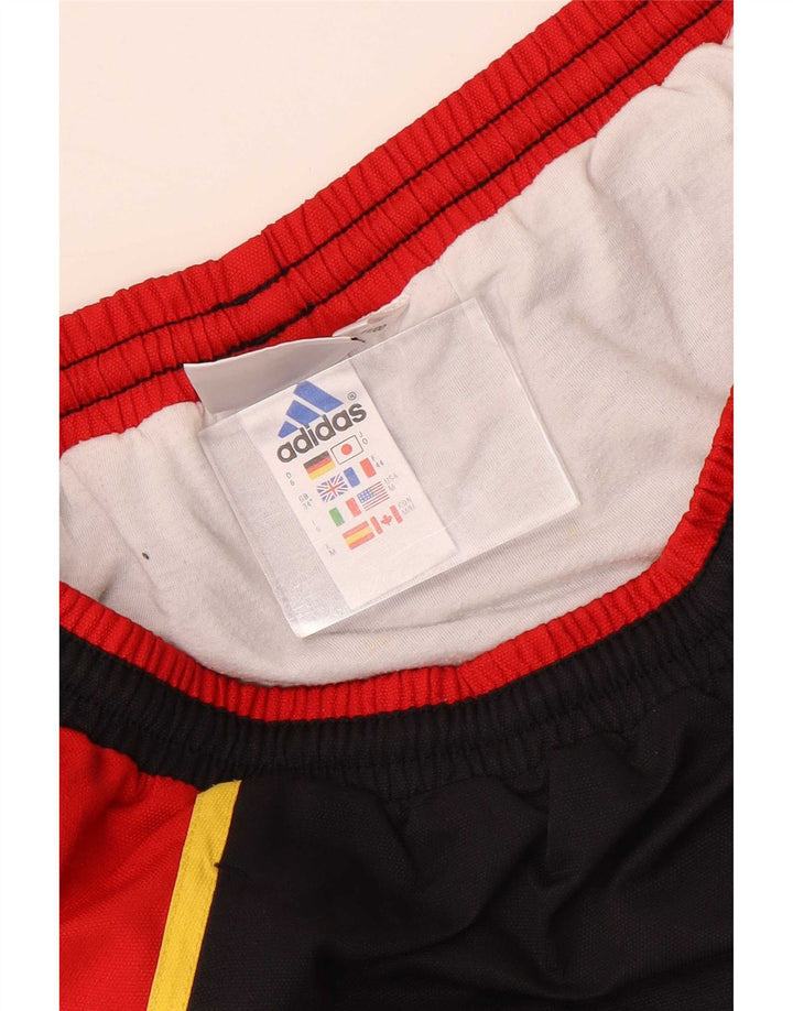Adidas Short de sport pour homme Large Noir Colorblock Polyester