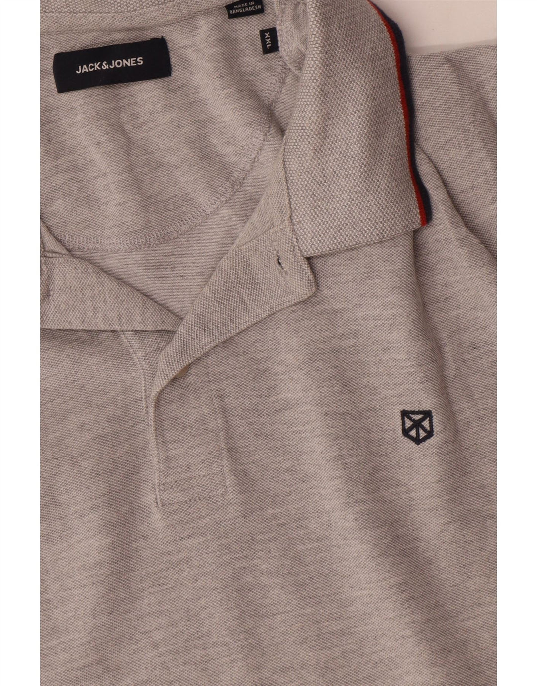 Jack & Jones Polo Homme 2XL Gris Coton