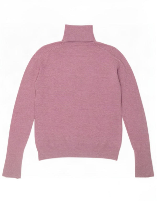 Zara Pull col roulé pour femme UK 10 Petit Rose