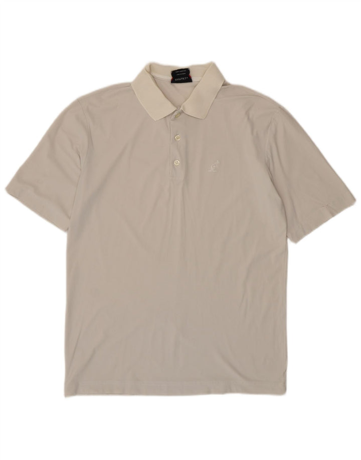 AUSTRALIAN L'ALPINA Polo Homme IT 52 Large Beige Polyamide