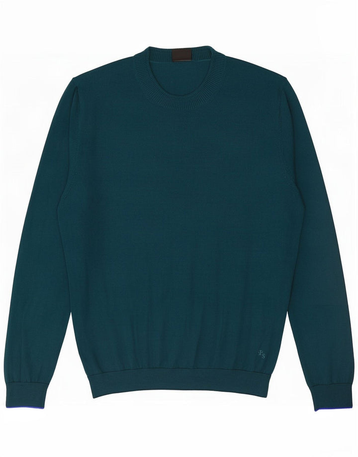 Paul Smith Pull à col rond pour homme en laine mérinos verte