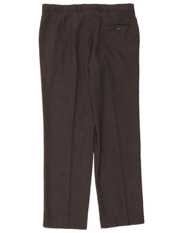 Marks & Spencer Pantalon de costume droit coupe droite pour homme W36 L33 Gris laine