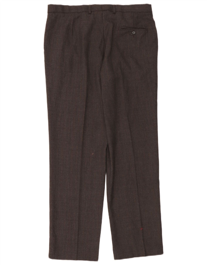 Marks & Spencer Pantalon de costume droit coupe droite pour homme W36 L33 Gris laine