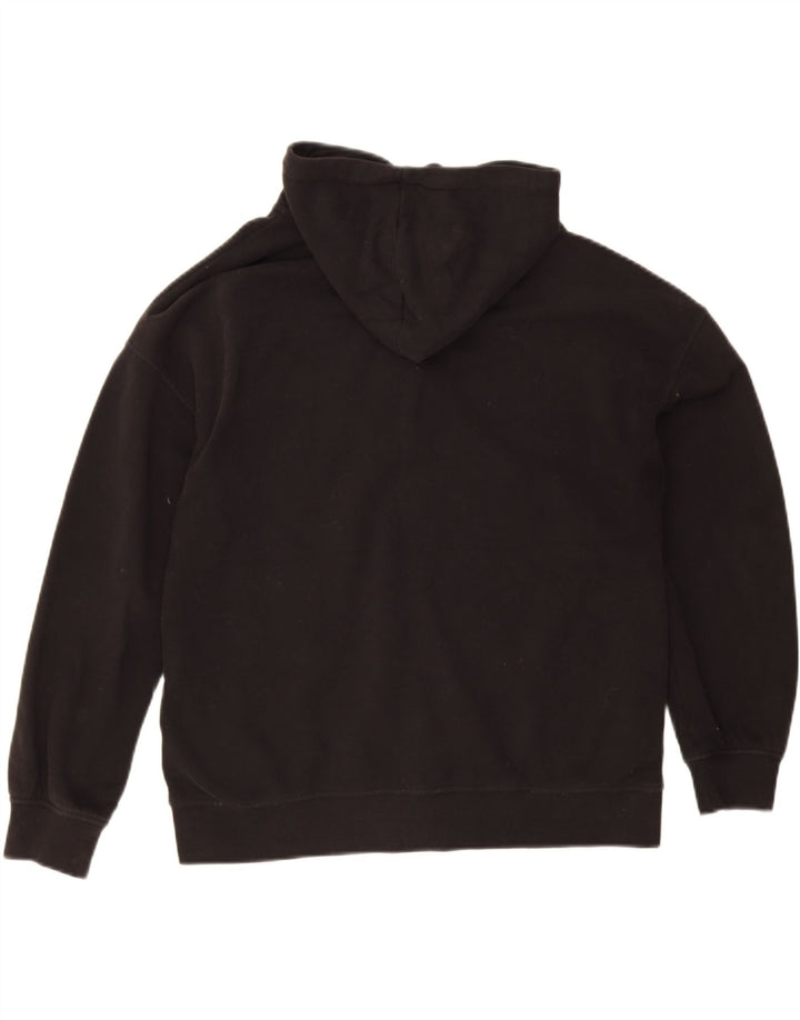 Essentials Pull à capuche zippé pour femme UK 14 Coton noir moyen