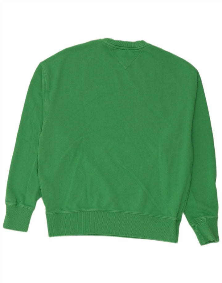Tommy Hilfiger Sweat-shirt pour homme en coton vert petit