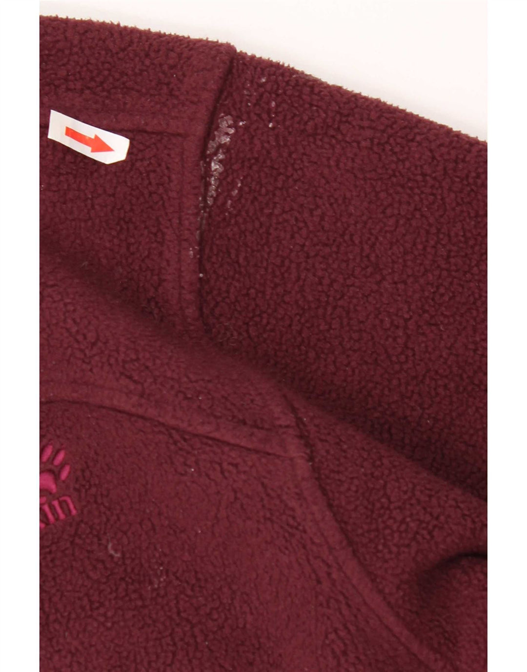 Jack Wolfskin Veste polaire pour femme UK 16 Large Bordeaux Polyester